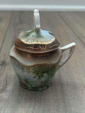 Vintage Antique Porcelain Teacup or Sugar Bowl